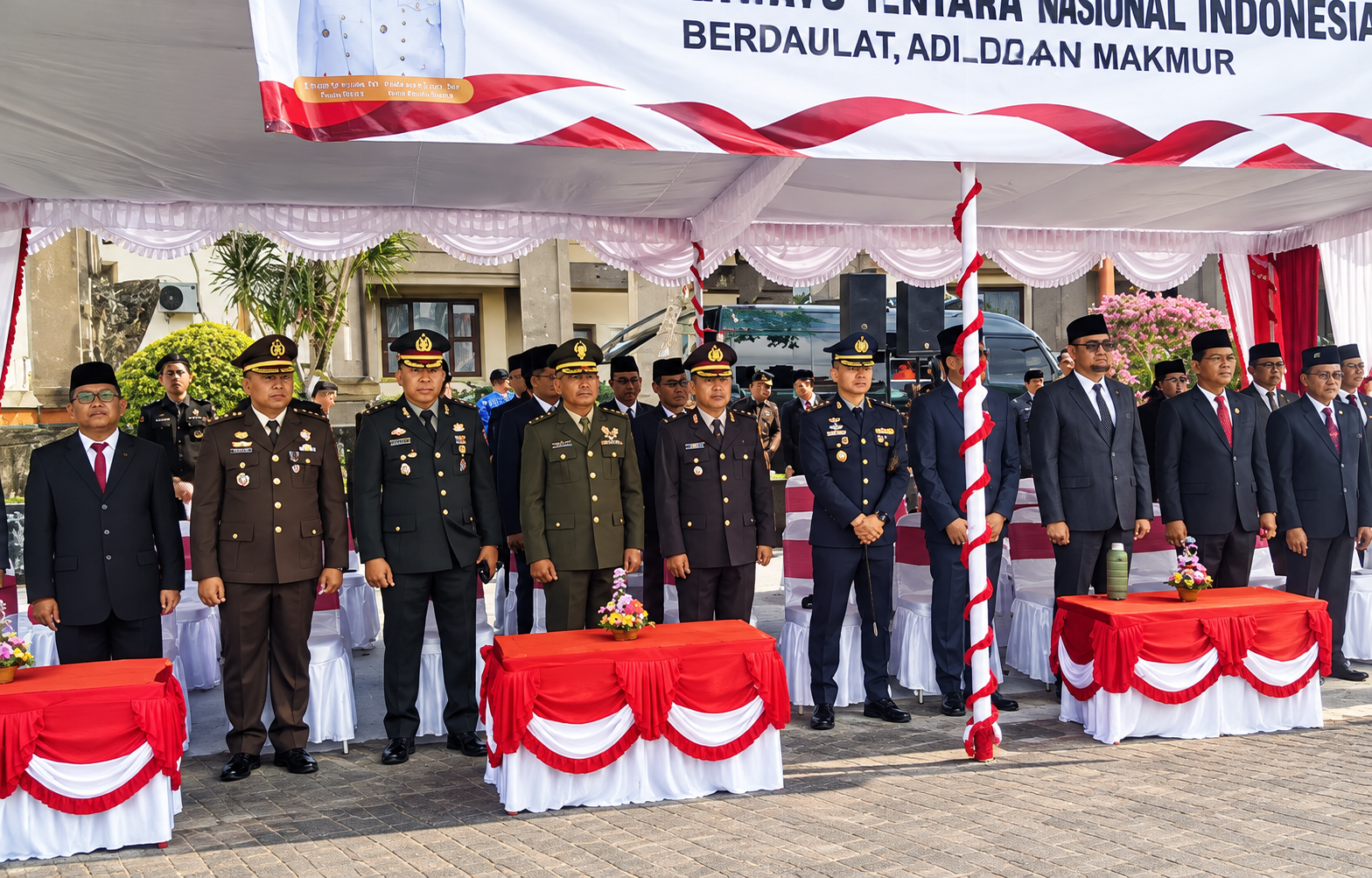 Kejaksaan Negeri Badung Mengikuti Upacara Peringatan Hari Kesaktian Pancasaila Di Kabupaten Badung
